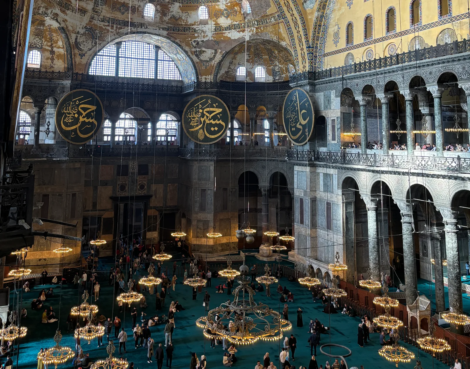Hagia Sophia from the upper gallery