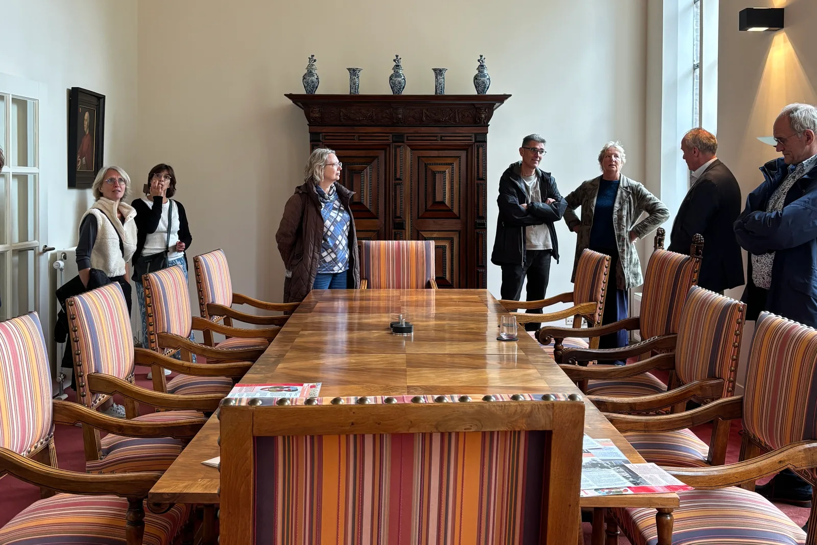 The grand meeting room