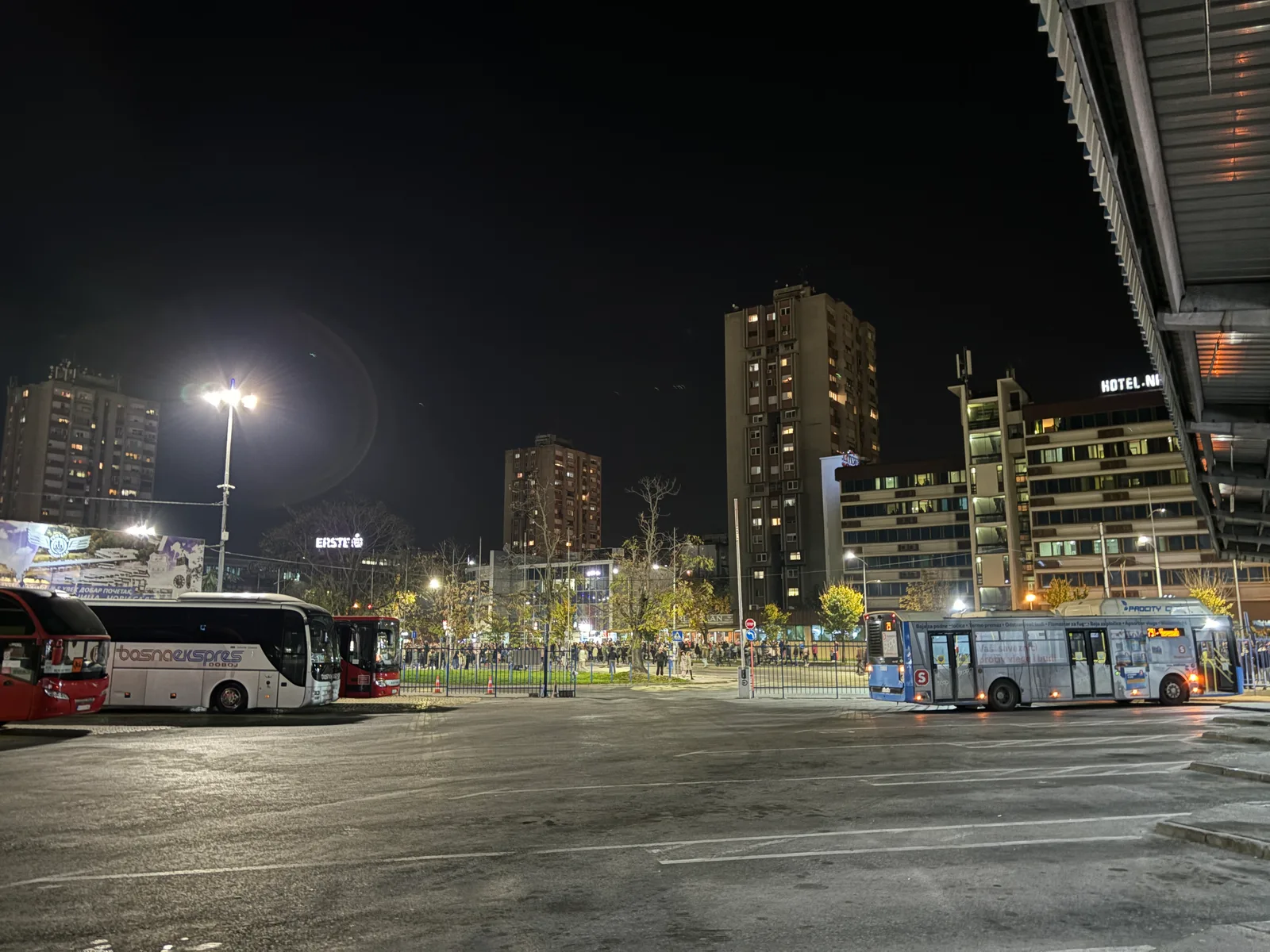 Stranded at the bus station